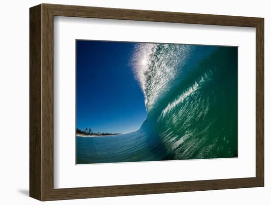 Breaking wave, Gold Coast, Queensland, Australia-Mark A Johnson-Framed Photographic Print