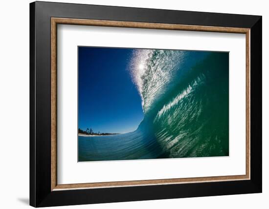 Breaking wave, Gold Coast, Queensland, Australia-Mark A Johnson-Framed Photographic Print