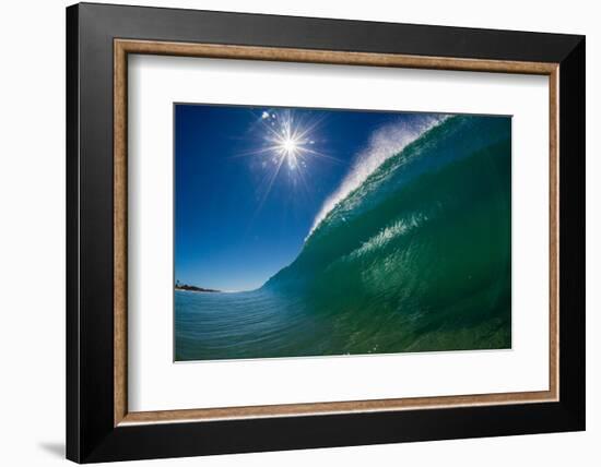 Breaking wave, Gold Coast, Queensland, Australia-Mark A Johnson-Framed Photographic Print