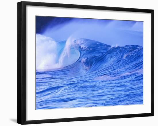 Breaking Wave-David Pu'u-Framed Photographic Print