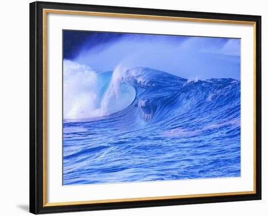 Breaking Wave-David Pu'u-Framed Photographic Print