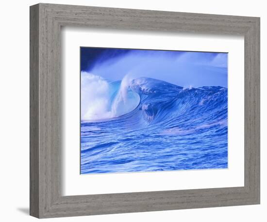 Breaking Wave-David Pu'u-Framed Photographic Print