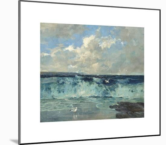Breaking Waves-Henry Moore-Mounted Premium Giclee Print