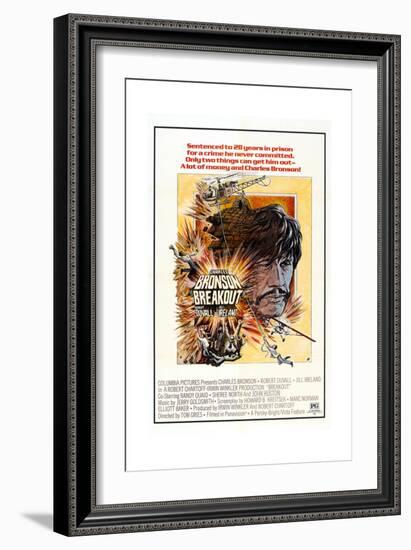 Breakout, Charles Bronson, 1975-null-Framed Premium Giclee Print