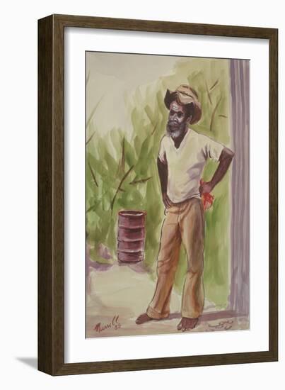 Breaktime, 1989-Carlton Murrell-Framed Giclee Print