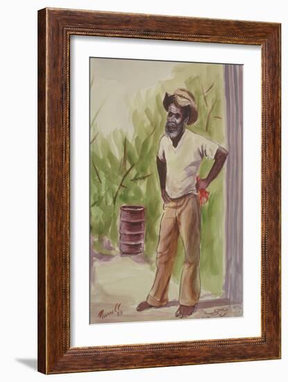 Breaktime, 1989-Carlton Murrell-Framed Giclee Print