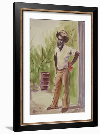 Breaktime, 1989-Carlton Murrell-Framed Giclee Print