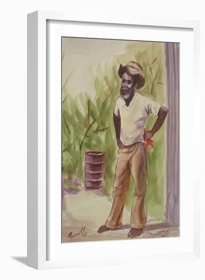 Breaktime, 1989-Carlton Murrell-Framed Giclee Print