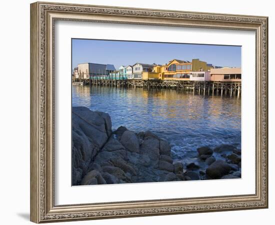 Breakwater Cove and Fisherman's Wharf, Monterey, California, United States of America, North Americ-Richard Cummins-Framed Photographic Print