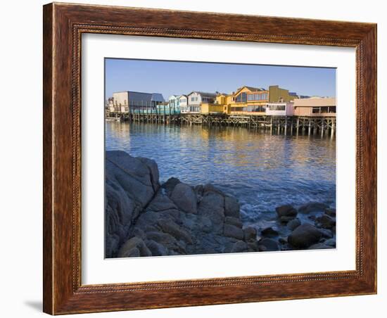 Breakwater Cove and Fisherman's Wharf, Monterey, California, United States of America, North Americ-Richard Cummins-Framed Photographic Print