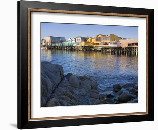 Breakwater Cove and Fisherman's Wharf, Monterey, California, United States of America, North Americ-Richard Cummins-Framed Photographic Print