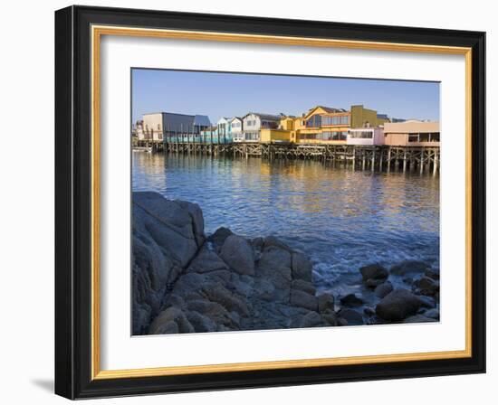 Breakwater Cove and Fisherman's Wharf, Monterey, California, United States of America, North Americ-Richard Cummins-Framed Photographic Print