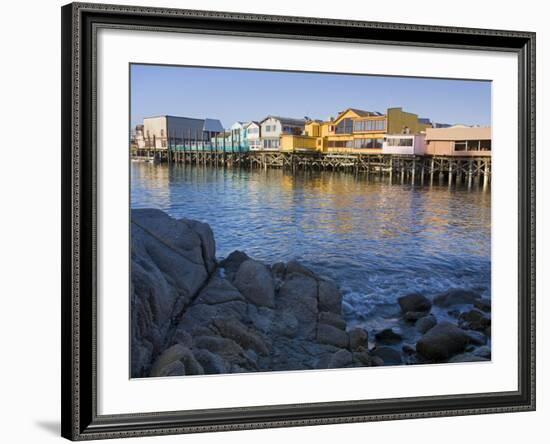 Breakwater Cove and Fisherman's Wharf, Monterey, California, United States of America, North Americ-Richard Cummins-Framed Photographic Print