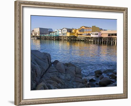 Breakwater Cove and Fisherman's Wharf, Monterey, California, United States of America, North Americ-Richard Cummins-Framed Photographic Print