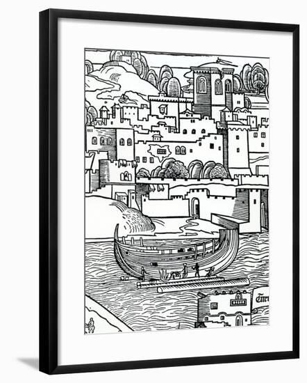 Breaming a Ship, 1486-null-Framed Giclee Print