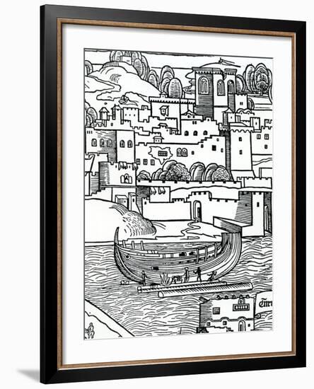 Breaming a Ship, 1486-null-Framed Giclee Print