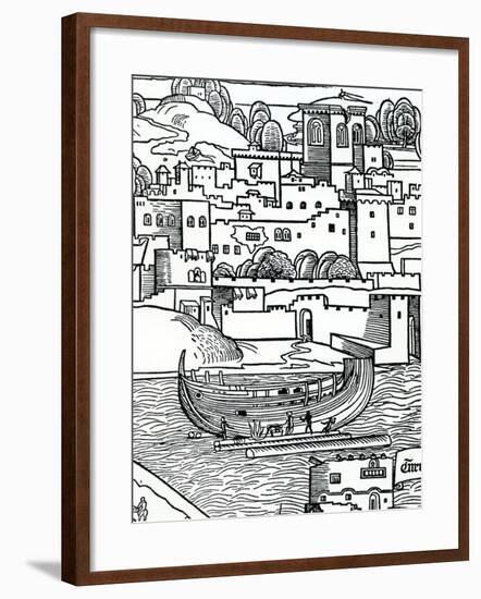 Breaming a Ship, 1486-null-Framed Giclee Print