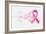 Breast Cancer Awareness Ribbon - Human Hands-cienpies-Framed Art Print