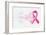 Breast Cancer Awareness Ribbon - Human Hands-cienpies-Framed Art Print