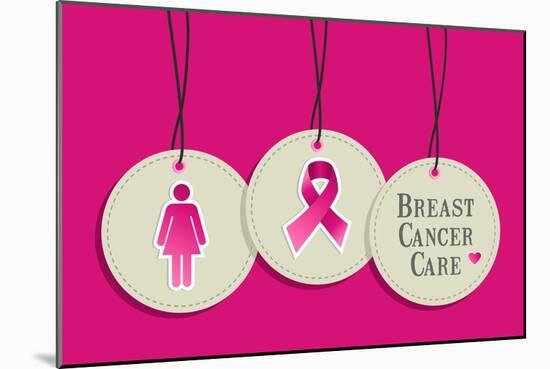 Breast Cancer Care-cienpies-Mounted Art Print
