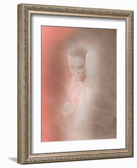 Breast Self- Examination-Mehau Kulyk-Framed Photographic Print