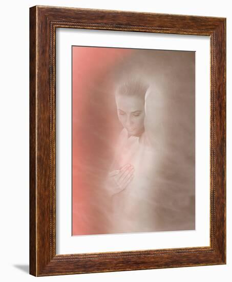 Breast Self- Examination-Mehau Kulyk-Framed Photographic Print