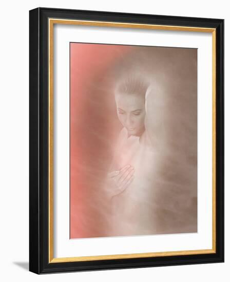 Breast Self- Examination-Mehau Kulyk-Framed Photographic Print