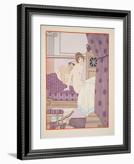 Breath Sounds, Illustration from 'The Works of Hippocrates', 1934 (Colour Litho)-Joseph Kuhn-Regnier-Framed Giclee Print