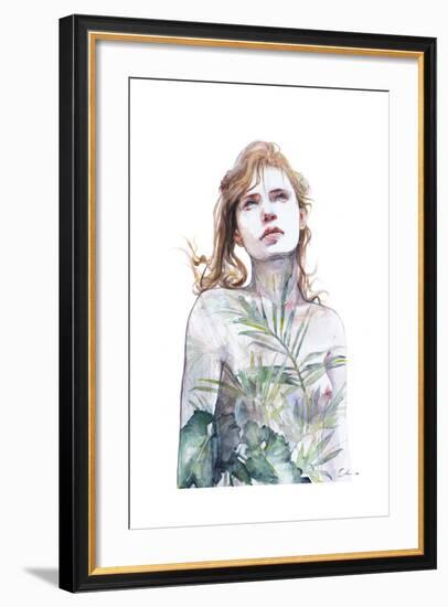 Breathe In Breathe Out-Agnes Cecile-Framed Art Print