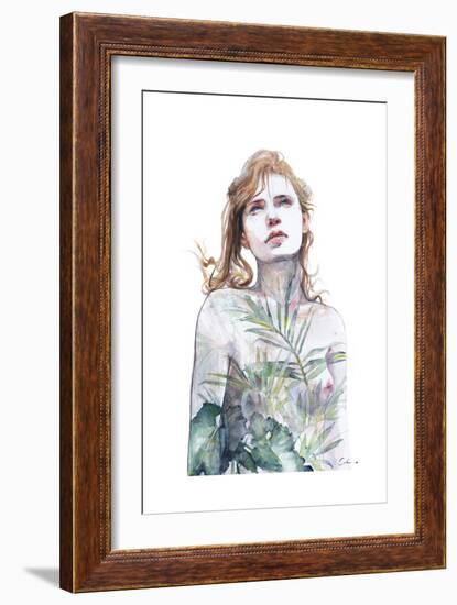 Breathe In Breathe Out-Agnes Cecile-Framed Premium Giclee Print