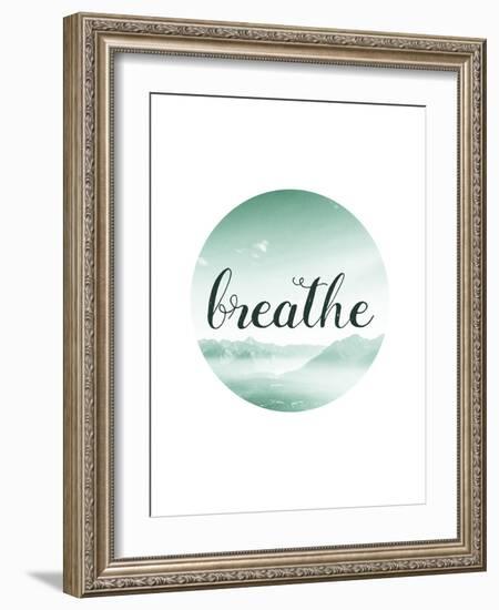 Breathe-Pop Monica-Framed Art Print