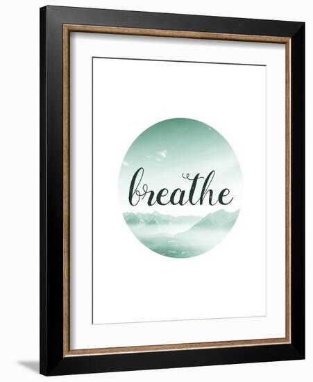 Breathe-Pop Monica-Framed Art Print