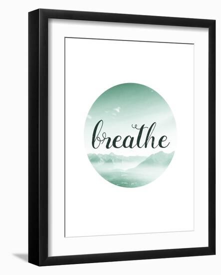 Breathe-Pop Monica-Framed Art Print