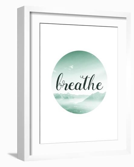 Breathe-Pop Monica-Framed Art Print