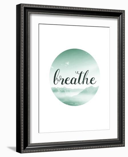 Breathe-Pop Monica-Framed Art Print