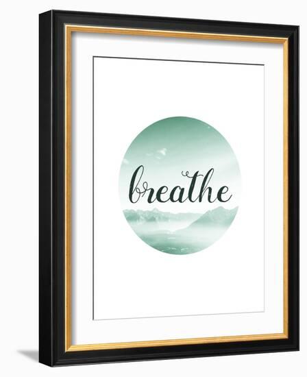 Breathe-Pop Monica-Framed Art Print