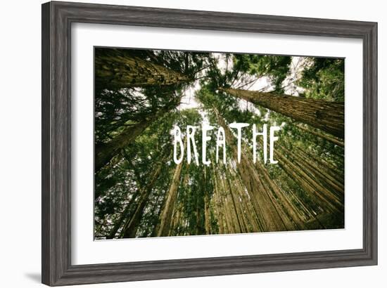 Breathe-null-Framed Art Print