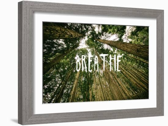 Breathe-null-Framed Art Print