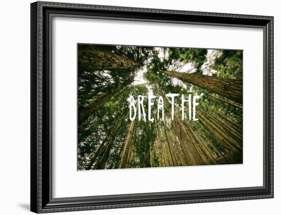 Breathe-null-Framed Art Print