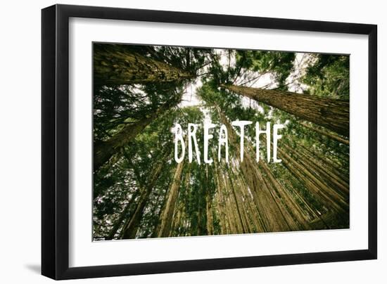 Breathe-null-Framed Art Print