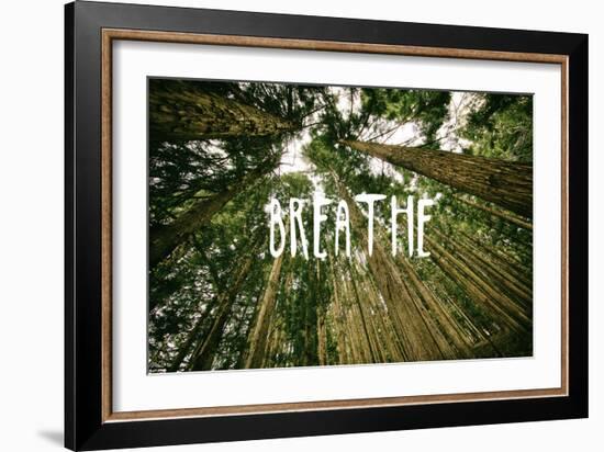 Breathe-null-Framed Art Print