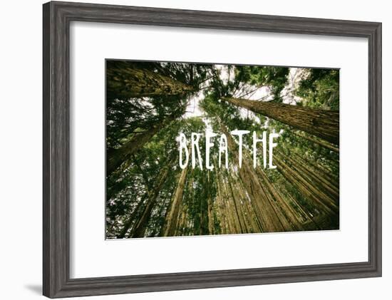 Breathe-null-Framed Art Print