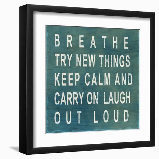 Breathe-null-Framed Art Print