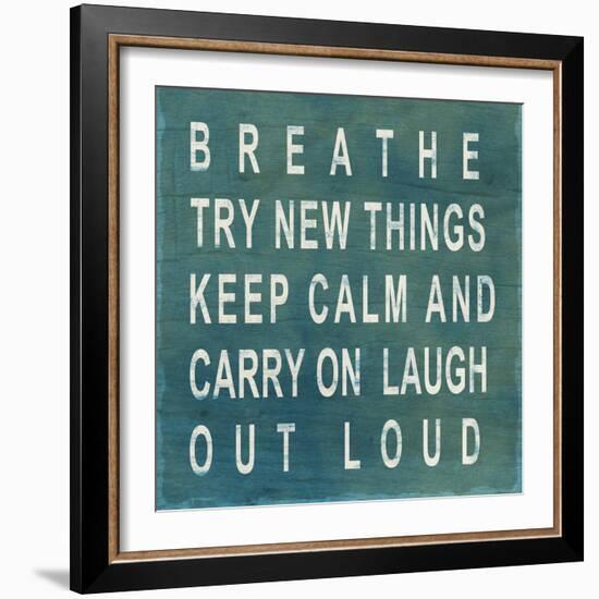 Breathe-null-Framed Art Print