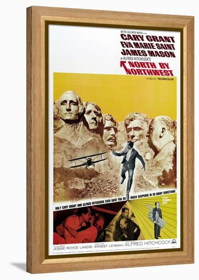 Breathless, 1959, "North by Northwest" Directed by Alfred Hitchcock-null-Framed Premier Image Canvas