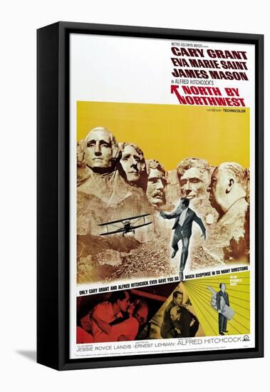 Breathless, 1959, "North by Northwest" Directed by Alfred Hitchcock-null-Framed Premier Image Canvas