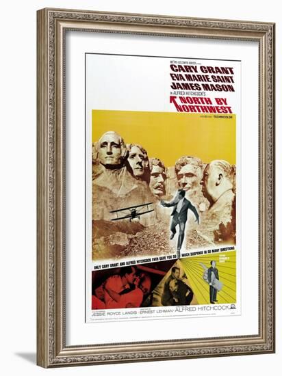 Breathless, 1959, "North by Northwest" Directed by Alfred Hitchcock-null-Framed Giclee Print