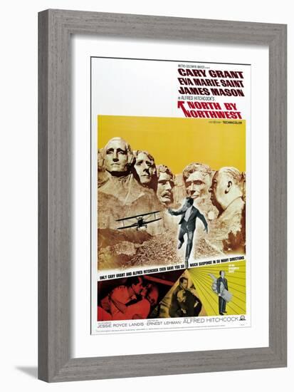 Breathless, 1959, "North by Northwest" Directed by Alfred Hitchcock-null-Framed Giclee Print