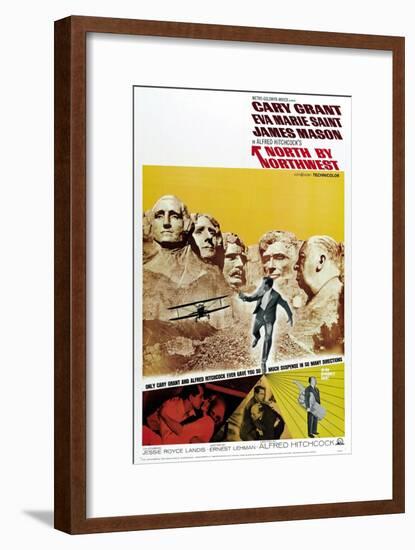 Breathless, 1959, "North by Northwest" Directed by Alfred Hitchcock-null-Framed Giclee Print