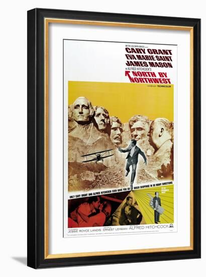 Breathless, 1959, "North by Northwest" Directed by Alfred Hitchcock-null-Framed Giclee Print